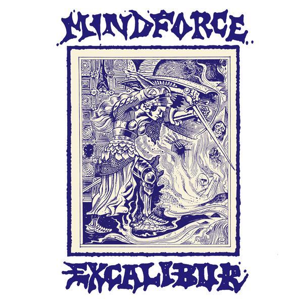 MINDFORCE 'EXCALIBUR' LP - CLEAR/TAN/DARK BLUE SPLATTER