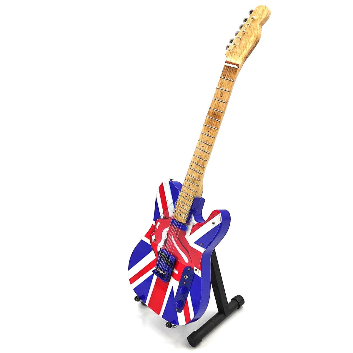 ROLLING STONES - TONGUE UK DESIGN MINI GUITAR