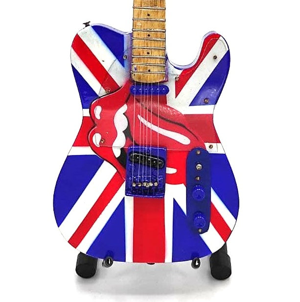 ROLLING STONES - TONGUE UK DESIGN MINI GUITAR