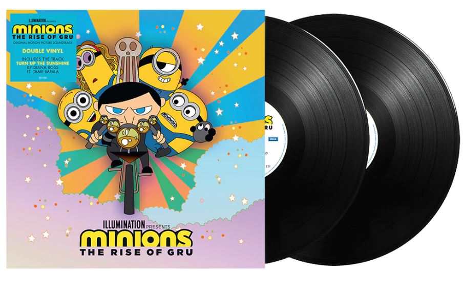 MINIONS: THE RISE OF GRU SOUNDTRACK 2LP FT. TAME IMPALA, PHOEBE BRIDGERS, RZA & MORE