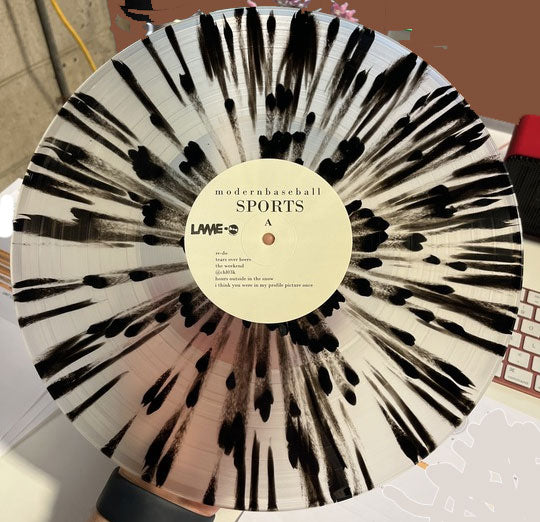 MODERN BASEBALL'SPORTS' LP - LTD. 400 - CLEAR/BLACK SPLATTER