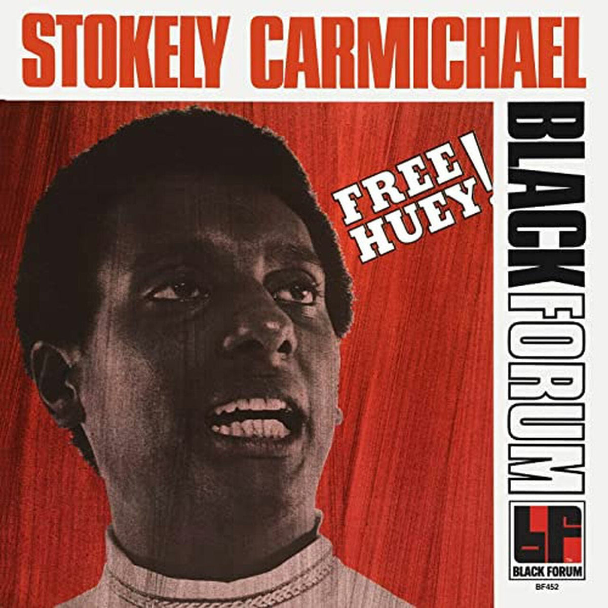 STOKELY CARMICHAEL 'FREE HUEY' LP - APPLE RED