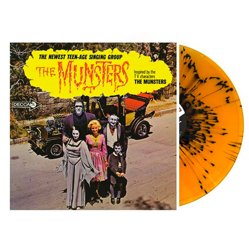 THE MUNSTERS 'THE MUNSTERS' LP - ORANGE/BLACK/SPLATTER