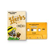 MF DOOM 'METAL FINGERS PRESENTS: SPECIAL HERBS VOL. 1 & 2' CASSETTE - MUSTARD YELLOW