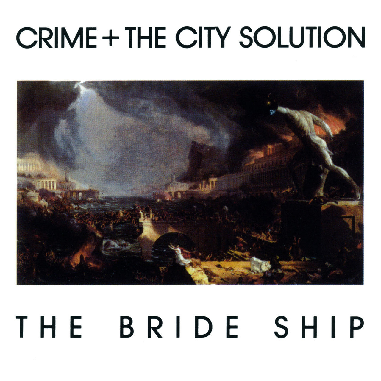 CRIME & THE CITY SOLUTION 'THE BRIDE SHIP' LP - LTD. - WHITE