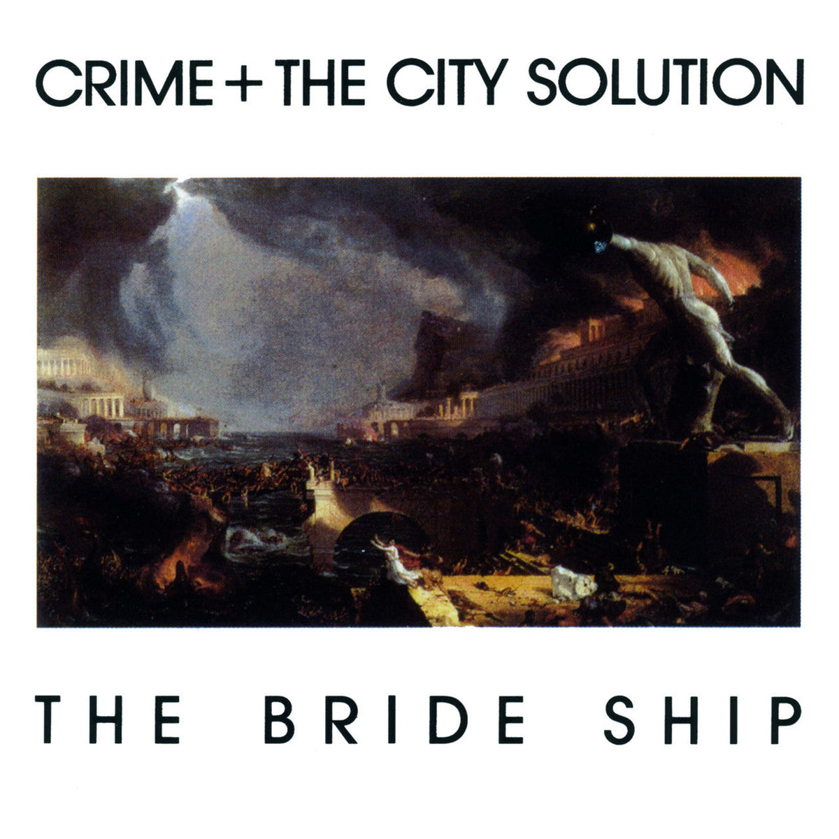 CRIME & THE CITY SOLUTION 'THE BRIDE SHIP' LP - LTD. - WHITE