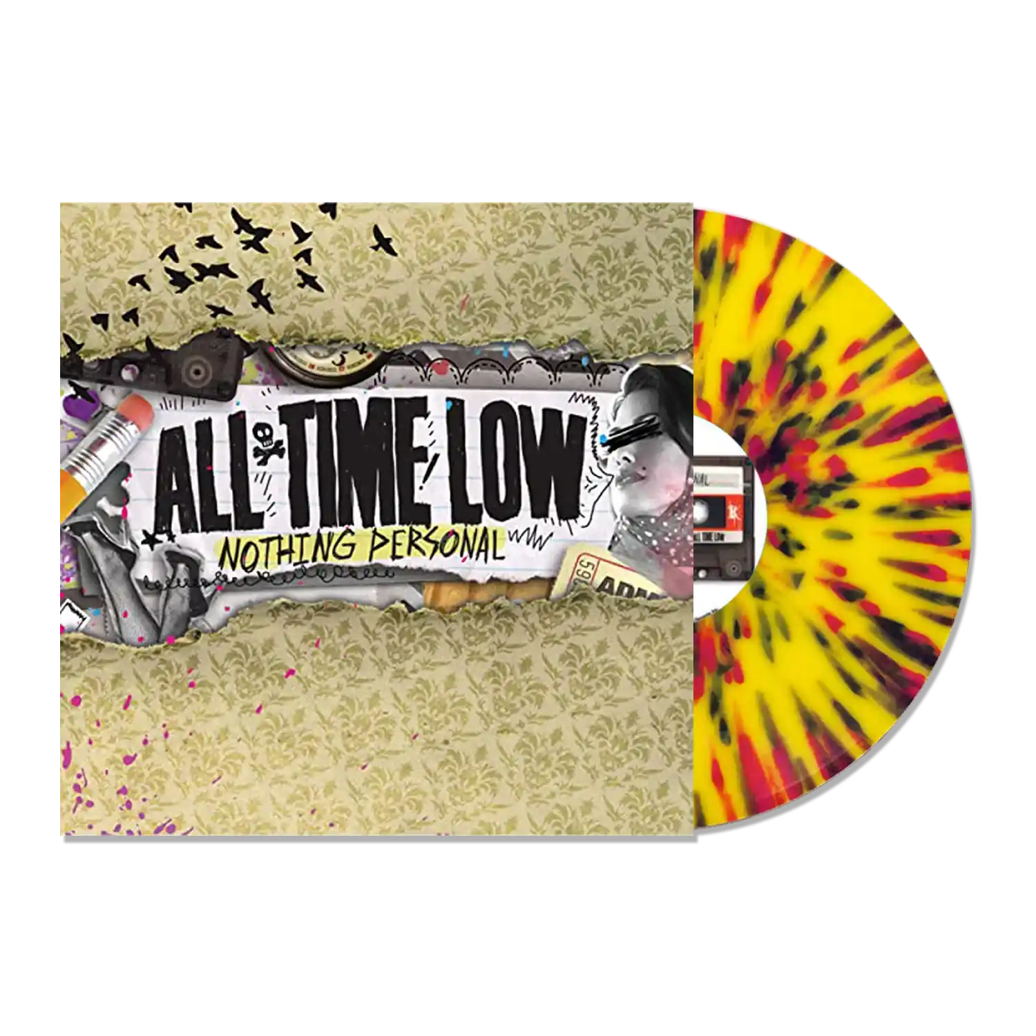 ALL TIME LOW ‘NOTHING PERSONAL’ LP - EXCLUSIVE - LTD. 500 - TRANSPARENT YELLOW/BLACK/PINK/SPLATTER