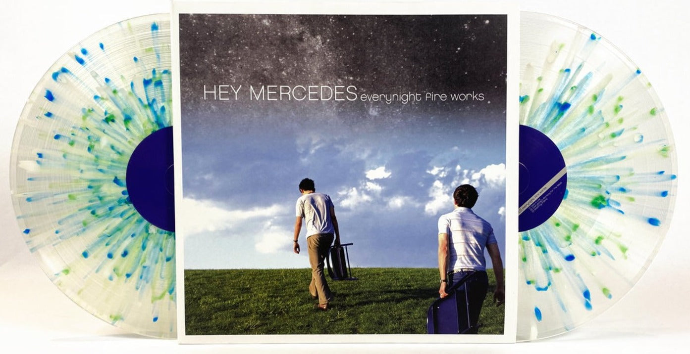 HEY MERCEDES 'EVERYNIGHT FIRE WORKS' 2LP - CLEAR/GREEN/BLUE/WHITE/SPLATTER