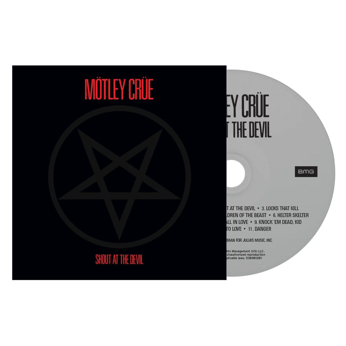 MOTLEY CRUE 'SHOUT AT THE DEVIL' 40TH ANNIVERSARY EDITION CD