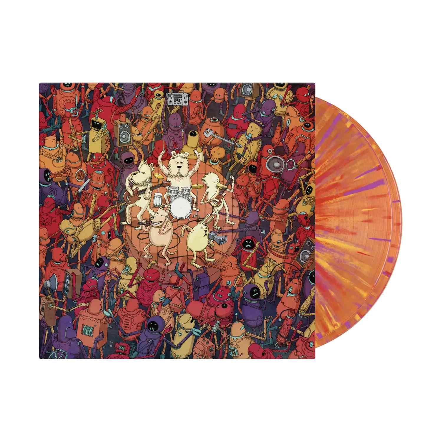 DANCE GAVIN DANCE 'TREE CITY SESSIONS 2' 2LP - EXCLUSIVE - LTD. 666 - ORANGE/PURPLE/YELLOW/SPLATTER