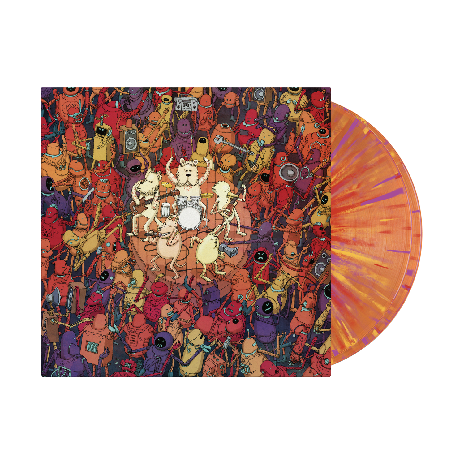 DANCE GAVIN DANCE 'TREE CITY SESSIONS 2' 2LP - EXCLUSIVE - LTD. 666 - ORANGE/PURPLE/YELLOW/SPLATTER