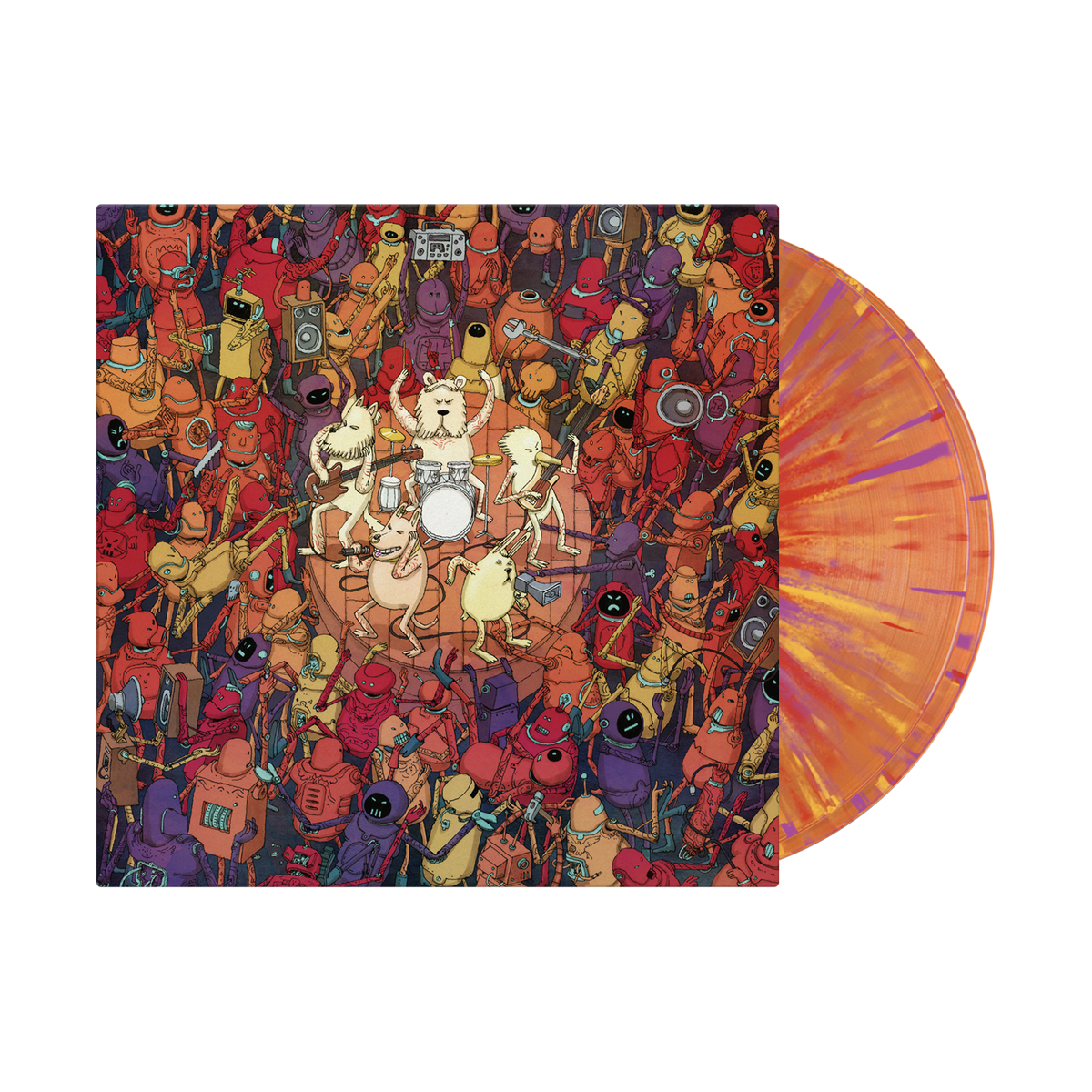 DANCE GAVIN DANCE 'TREE CITY SESSIONS 2' 2LP - EXCLUSIVE - LTD. 666 - ORANGE/PURPLE/YELLOW/SPLATTER
