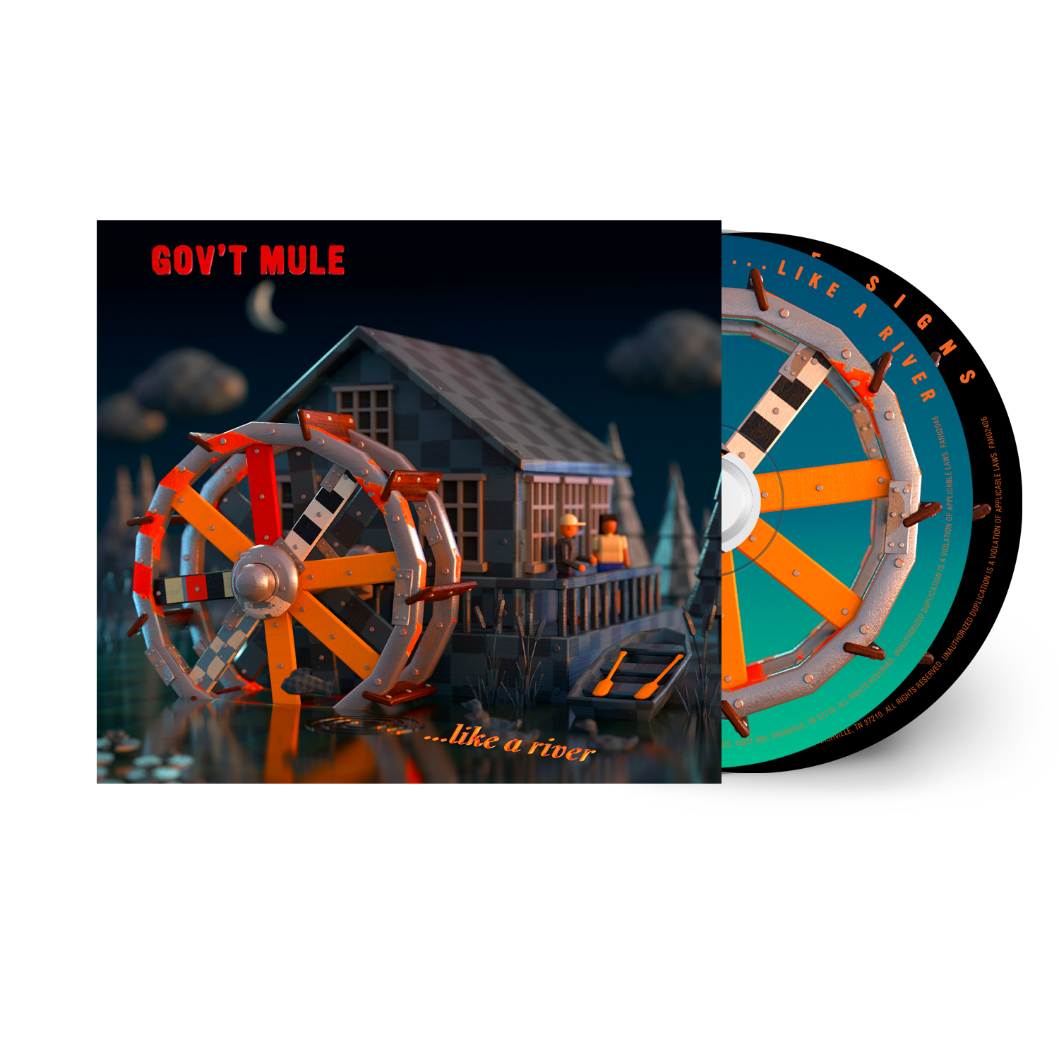 GOV'T MULE 'PEACE...LIKE A RIVER' DELUXE CD