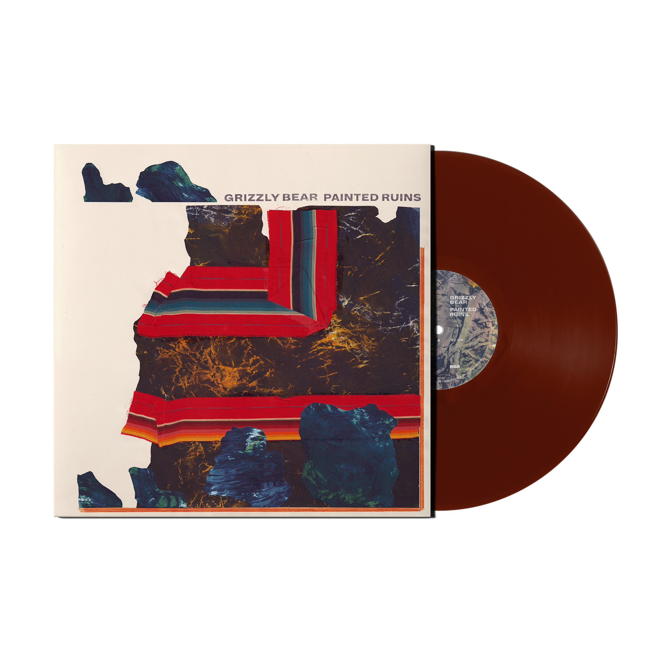 GRIZZLY BEAR 'PAINTED RUINS' 2LP - OXBLOOD