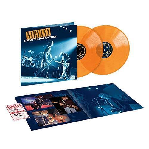 NIRVANA 'LIVE AT THE PARAMOUNT' 2LP - TRANSPARENT ORANGE