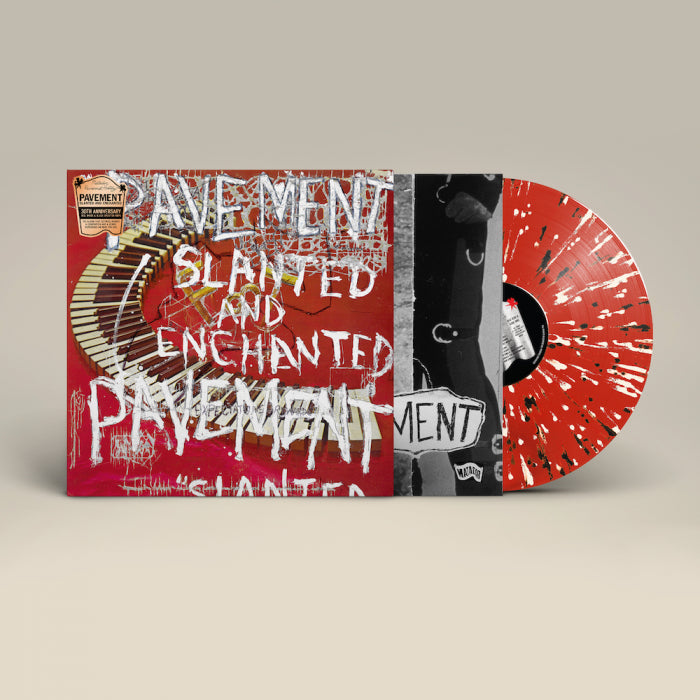 PAVEMENT 'SLANTED & ENCHANTED' 30TH ANNIVERSARY REISSUE LP - RED/WHITE/SPLATTER