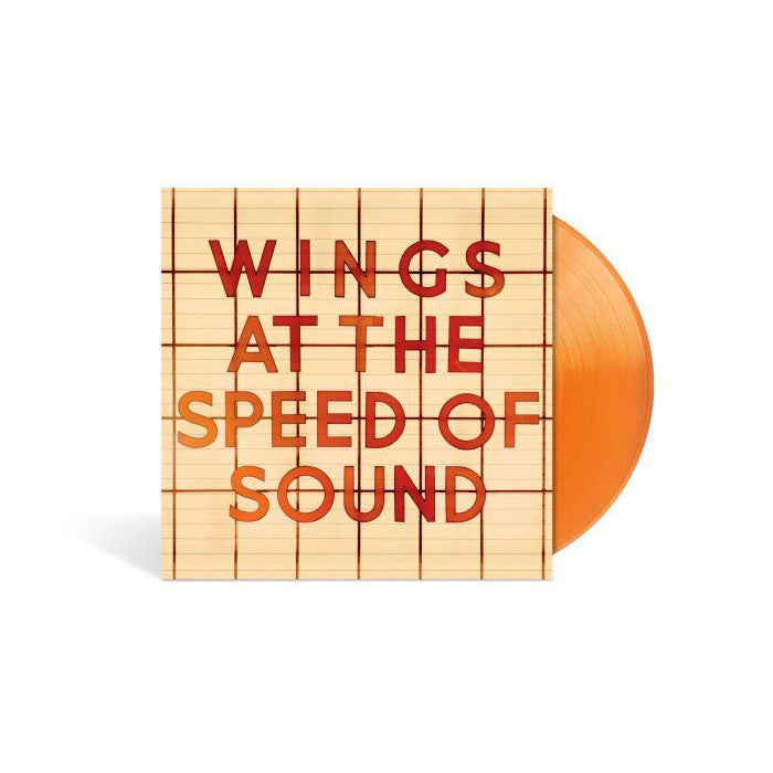PAUL MCCARTNEY & WINGS 'AT THE SPEED OF SOUND' LP - ORANGE
