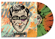 NECK DEEP ‘RAIN IN JULY’ 10TH ANNIVERSARY LP - EXCLUSIVE - LTD. 300 - TRANSPARENT ORANGE/GREEN/BLACK/SPLATTER