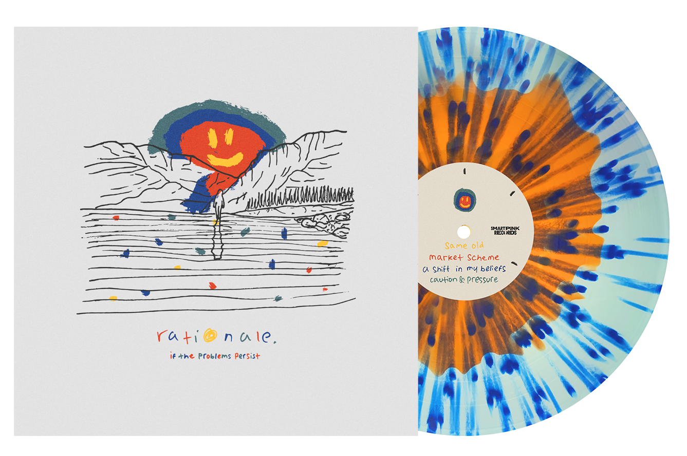 RATIONALE. ‘IF THE PROBLEMS PERSIST’ LP - EXCLUSIVE - LTD. 100 - ORANGE/BLUE/DARK BLUE/SPLATTER