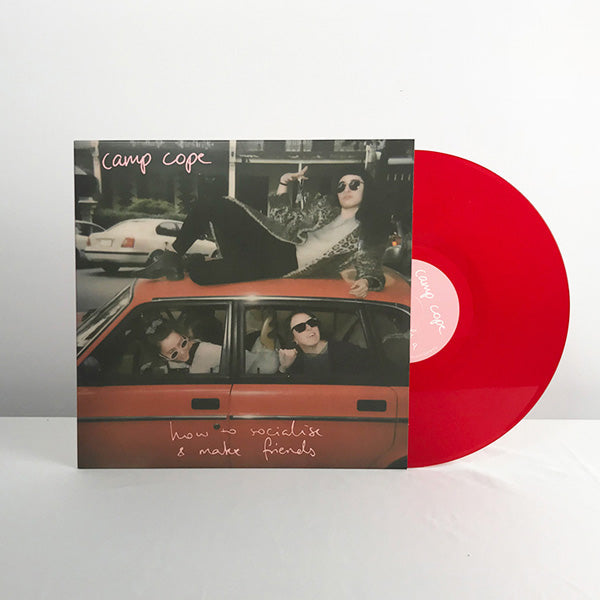 CAMP COPE 'HOW TO SOCIALISE & MAKE FRIENDS' LP - RED