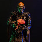 Return Of The Living Dead Tarman 1 6 Scale Close up Front Holding Brain with Background