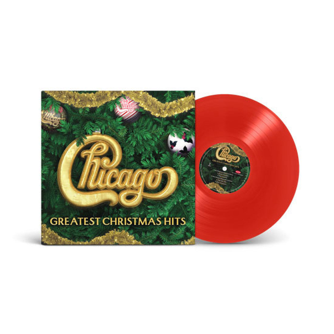 CHICAGO 'GREATEST CHRISTMAS HITS' LP - RED