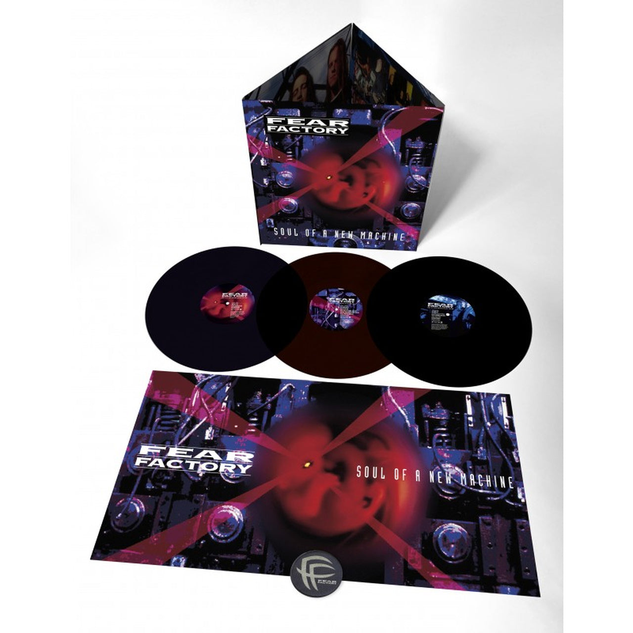 FEAR FACTORY 'SOUL OF A NEW MACHINE' DELUXE 30TH ANNIVERSARY EDITION 3LP