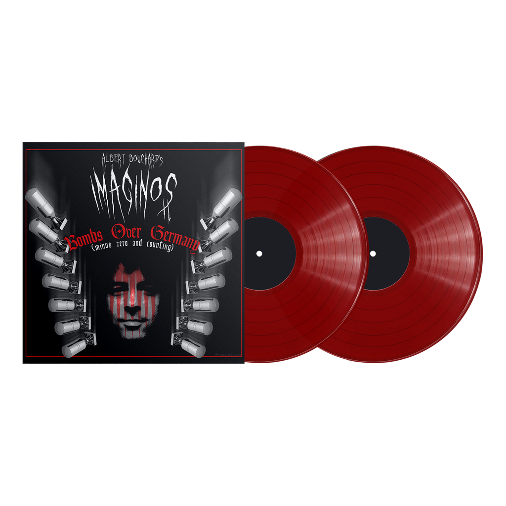 ALBERT BOUCHARD'S 'IMAGINOS II - BOMBS OVER GERMANY (MINUS ZERO AND COUNTING)' 2LP - EXCLUSIVE - LTD. 100 - RUBY