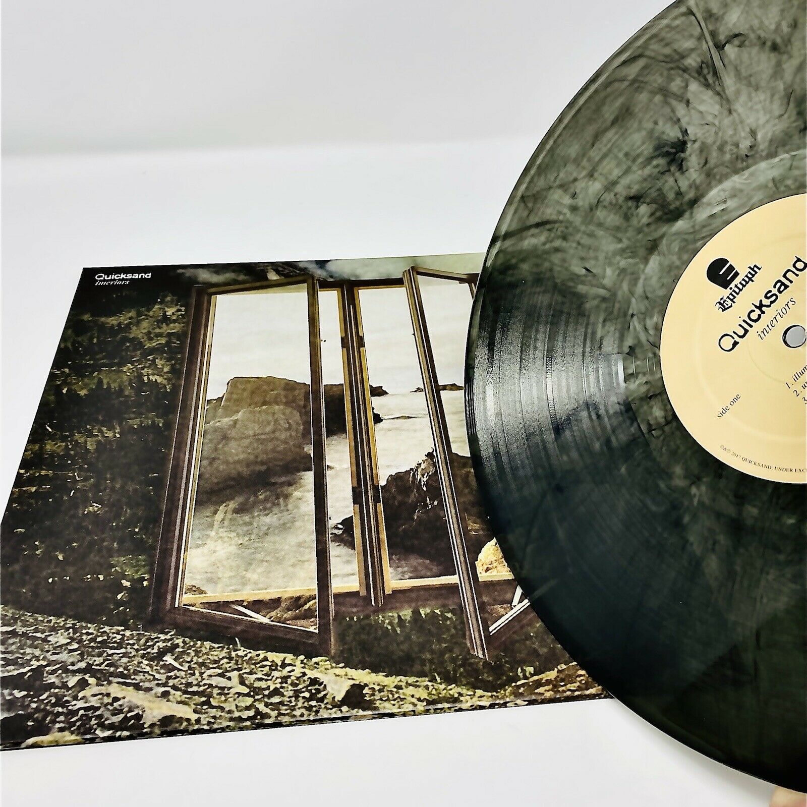 QUICKSAND 'INTERIORS' LP - CLEAR/BLACK SMOKE