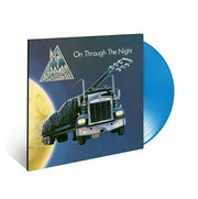 DEF LEPPARD 'ON THROUGH THE NIGHT' LP - TRANSLUCENT BLUE
