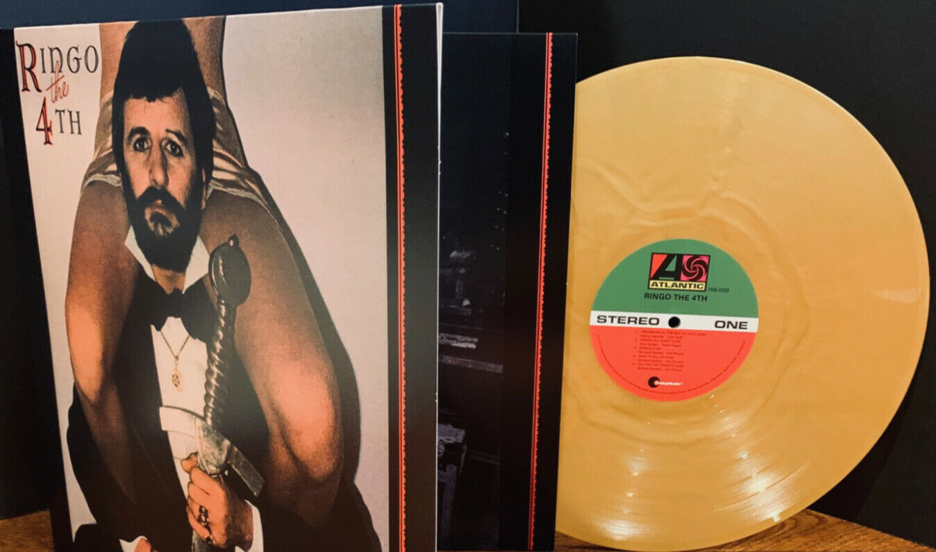 RINGO STARR 'RINGO THE 4TH' LP - LTD. - GOLD