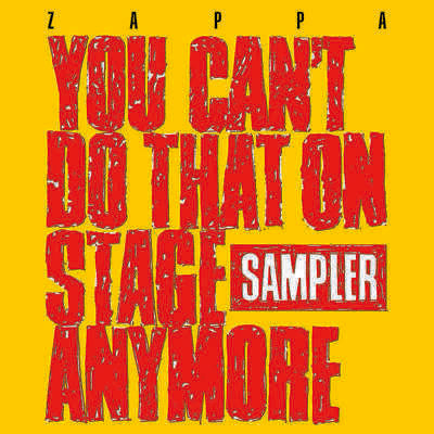 FRANK ZAPPA 'YOU CAN'T DO THAT ON STAGE' 2LP - RED/YELLOW
