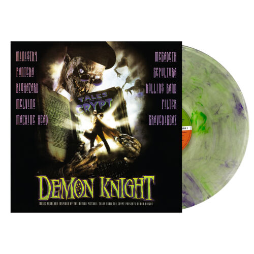 TALES FROM THE CRYPT PRESENTS: 'DEMON KNIGHT ORIGINAL SOUNDTRACK' LP - CLEAR/GREEN/PURPLE/SWIRL