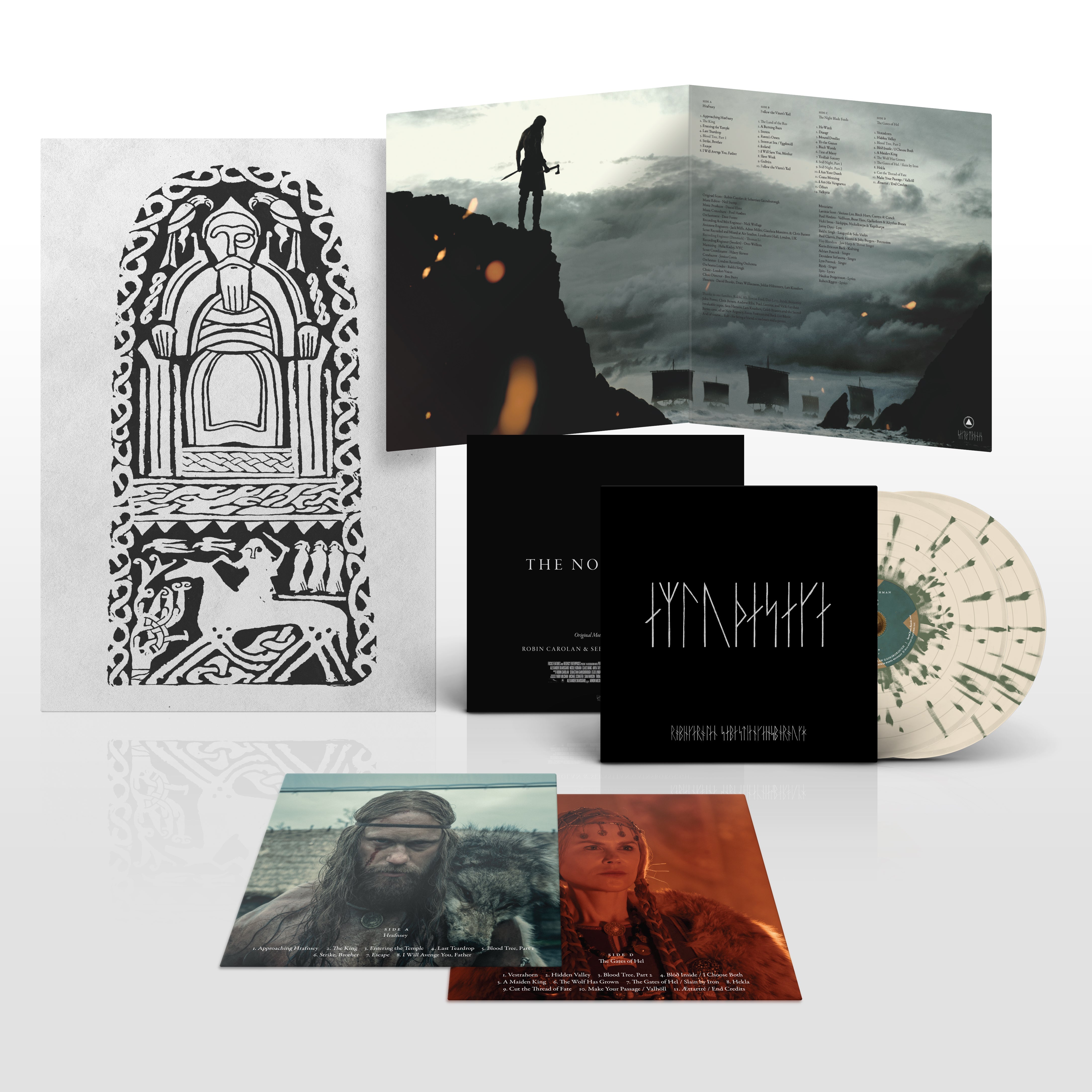 THE NORTHMAN SOUNDTRACK 2LP - EXCLUSIVE - LTD. 300 - TAN/GREEN/SPLATTER