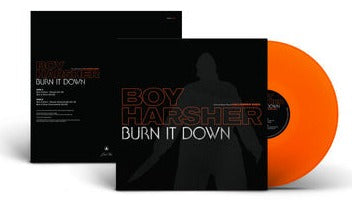 BOY HARSHER 'BURN IT DOWN' 12" EP - PUMPKIN ORANGE