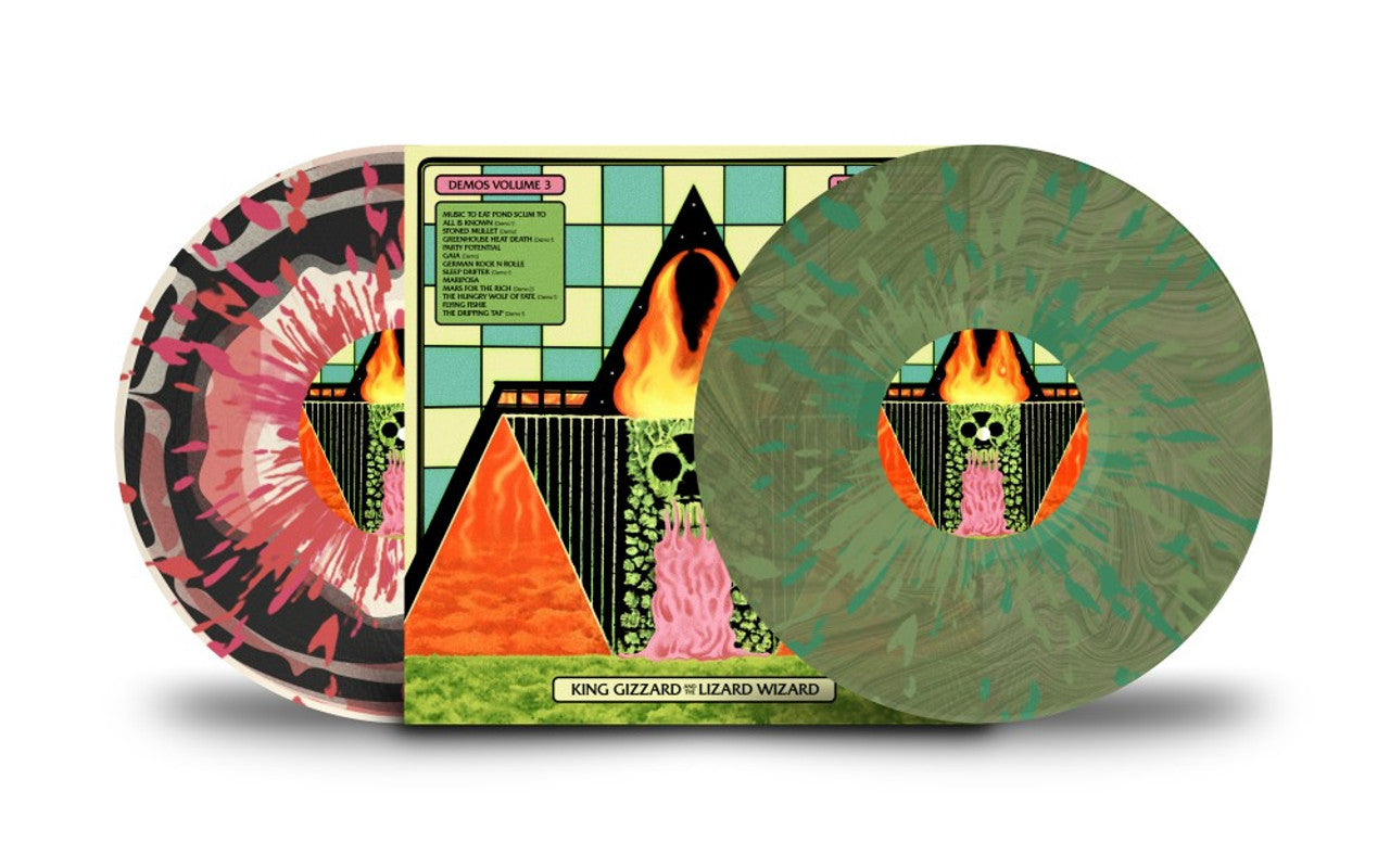 KING GIZZARD & THE LIZARD WIZARD 'DEMOS VOL. 3 + VOL. 4' 2LP - DEAD POND SCUM