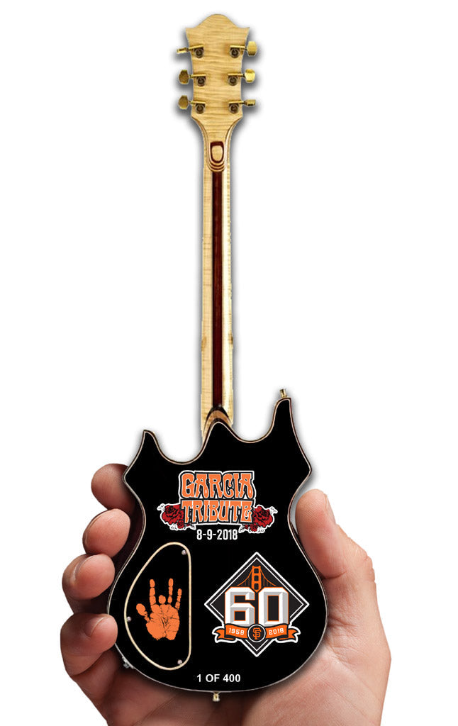 SF GIANTS 2018 JERRY GARCIA NIGHT LIMITED EDITION AND NUMBERED COLLECTIBLE MINI GUITAR
