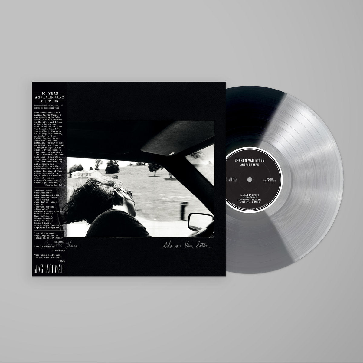 Sharon Van Etten Are We There 10 Year Anniversary Edition LP Black Grey Silver