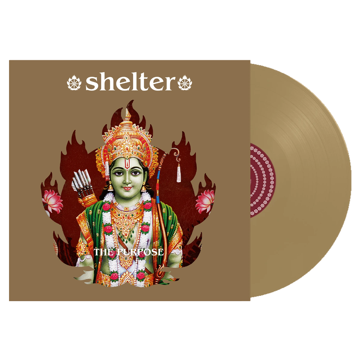 SHELTER 'THE PURPOSE, THE PASSION' LP - GOLD