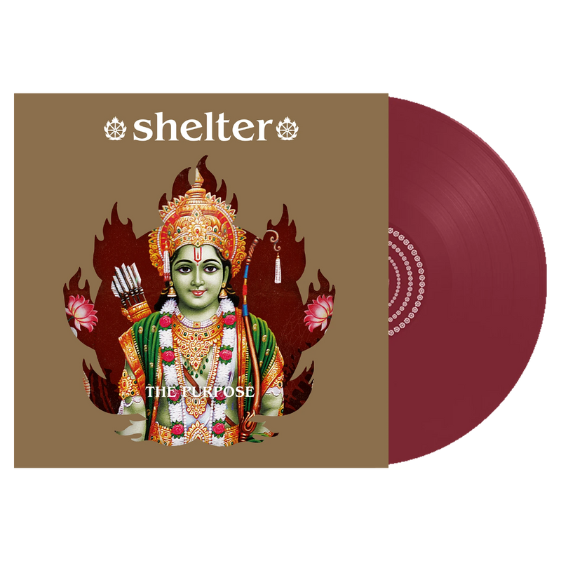 SHELTER 'THE PURPOSE, THE PASSION' LP - OXBLOOD