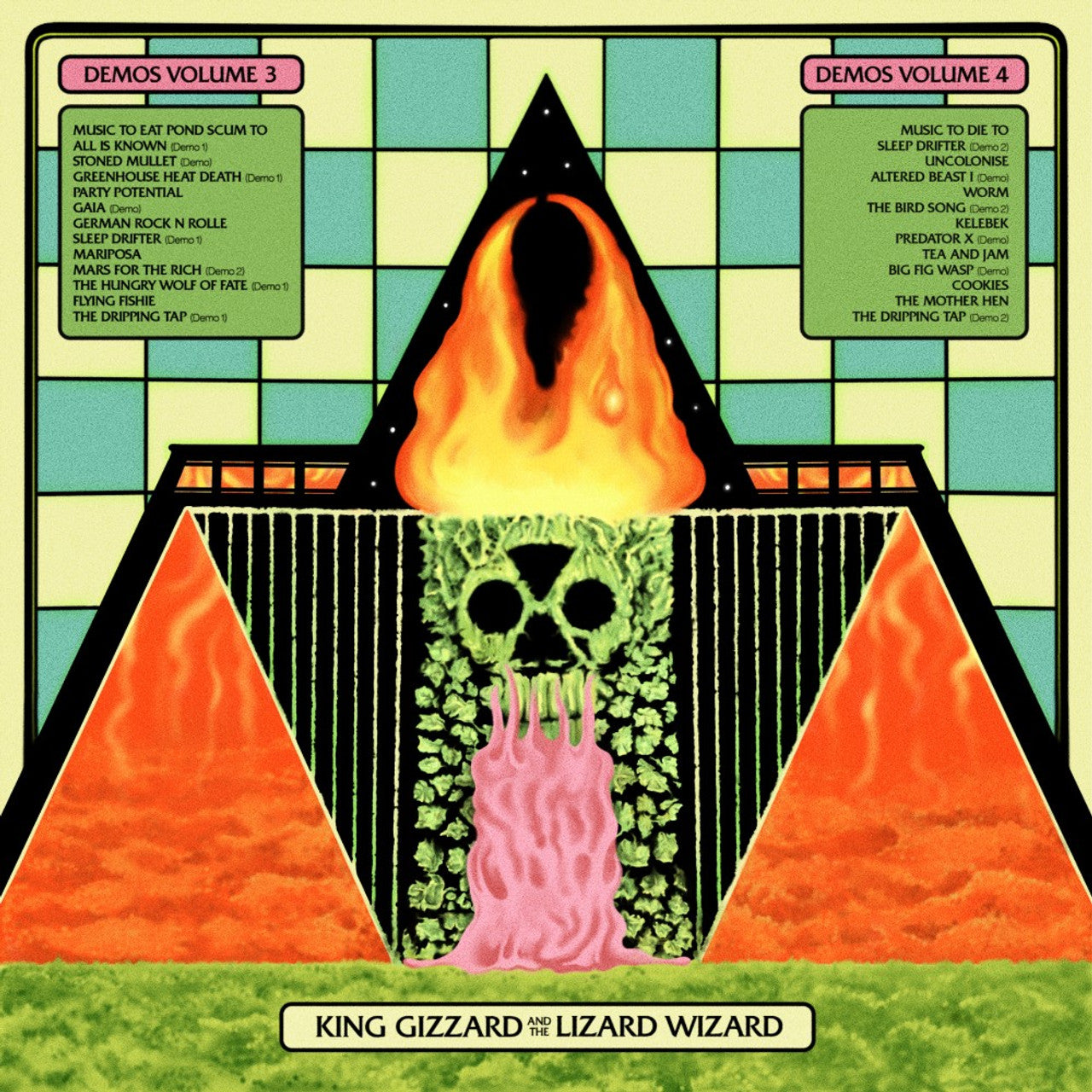 KING GIZZARD & THE LIZARD WIZARD 'DEMOS VOL. 3 + VOL. 4' 2LP - DEAD POND SCUM