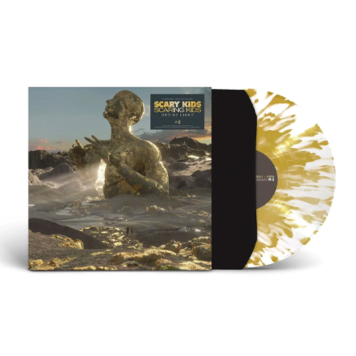 SCARY KIDS SCARING KIDS 'OUT OF LIGHT' LP - EXCLUSIVE - LTD. 350 - WHITE/GOLD/SPLATTER