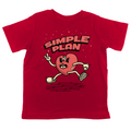 SIMPLE PLAN RED TODDLER T-SHIRT