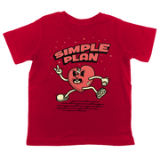 SIMPLE PLAN RED TODDLER T-SHIRT