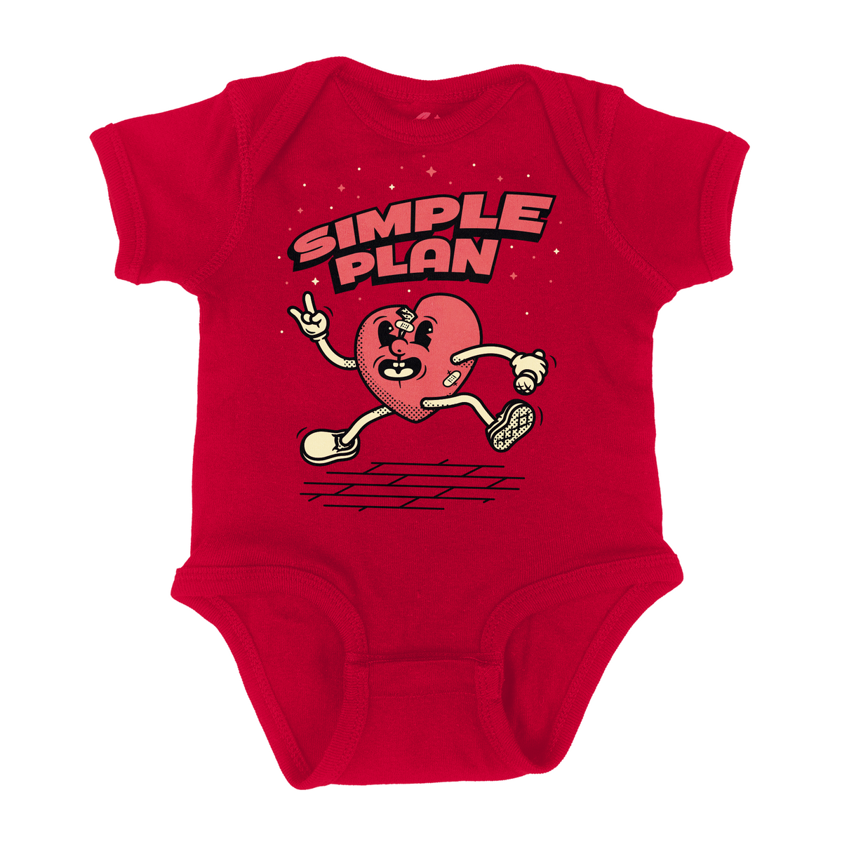 SIMPLE PLAN RED ONESIE