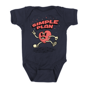 SIMPLE PLAN NAVY ONESIE