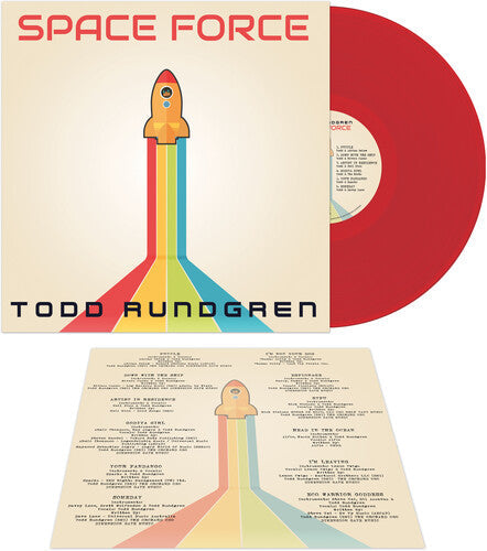 TODD RUNDGREN 'SPACE FORCE' LP - RED