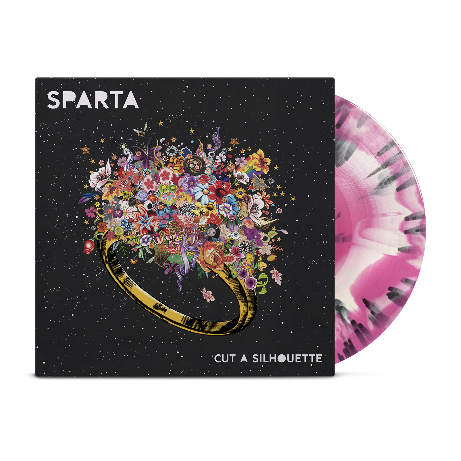 SPARTA ‘CUT A SILHOUETTE’ LP (Exclusive – Limited to 200, White & Lilac Starburst w/ Black Splatter Vinyl)