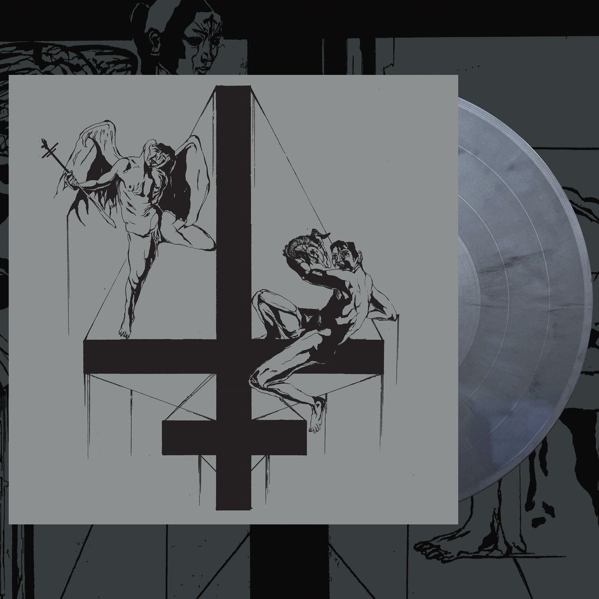 VASTUM 'PATRICIDAL LUST' LP - SILVER/BLACK