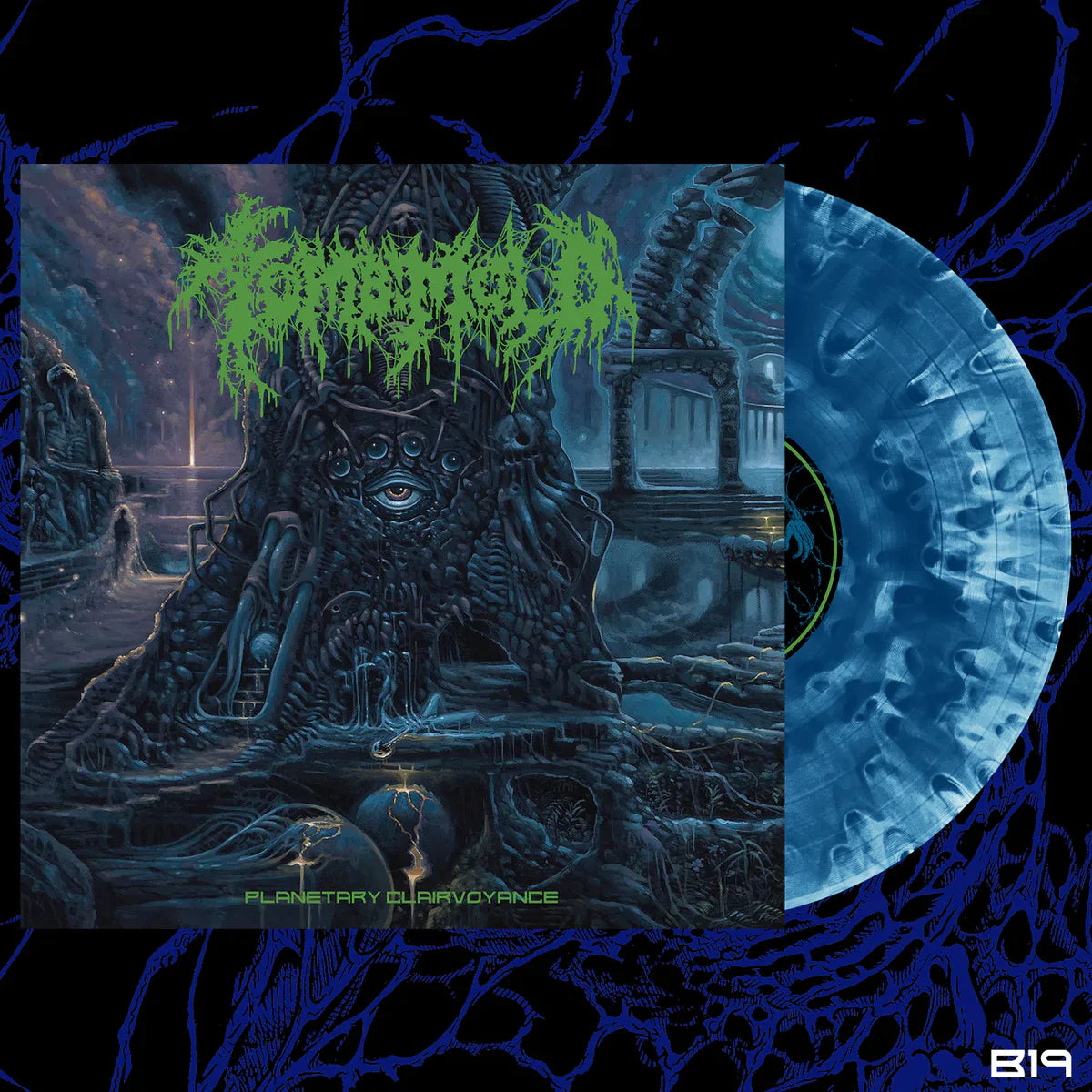 TOMB MOLD 'PLANETARY CLAIRVOYANCE' LP - CLOUDY ROYAL BLUE